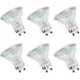 thumbnail image 1 of LED Bulbs, 3W 5000K Daylight White LED GU10 Bulb 50W Halogen Bulbs Equivalent, Non-dimmable 350lm PAR16 LED Spotlight Bulb, 6 Packs, 1 of 7