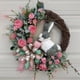 thumbnail image 3 of Decoración de corona de Pascua: corona de Pascua para puerta delantera, corona de primavera con , coronas de flores artificiales, guirnalda, Macarena coronas de pascua, 3 of 8