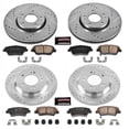 thumbnail image 3 of PowerStop Front and Rear Z23 Evolution Sport Carbon-Fiber Ceramic Brake Pad and Drilled & Slotted Rotor Kit Fits: KIA Select Models K7504, 3 of 10