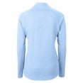 thumbnail image 3 of Women's Cutter & Buck  Powder Blue San Francisco 49ers Adapt Eco Knit Heather Recycled Full-Zip Jacket, 3 of 3