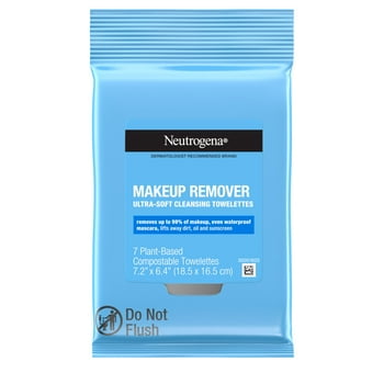 Neutrogena Makeup Remover Cleansing Towelettes, Travel Pack, 7 ct