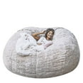thumbnail image 1 of Lazy Sofa Bean Bag Artificial Fur Bean Bag Bean Sofa, 1 of 2