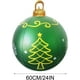 thumbnail image 5 of Venta de bolas inflables de Navidad, 60 cm, grandes, para exteriores, de PVC, para Navidad, inflables gigantes, reutilizables, muñecos de nieve de Papá Noel, para decoración de jardín y patio de Navid, 5 of 6