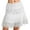White, variant on Fancyglim Women Y2K Lace Mini Skirt Y2k Ruffle Low Waist Layered Pleated Flowy UnderSkirt S-2XL