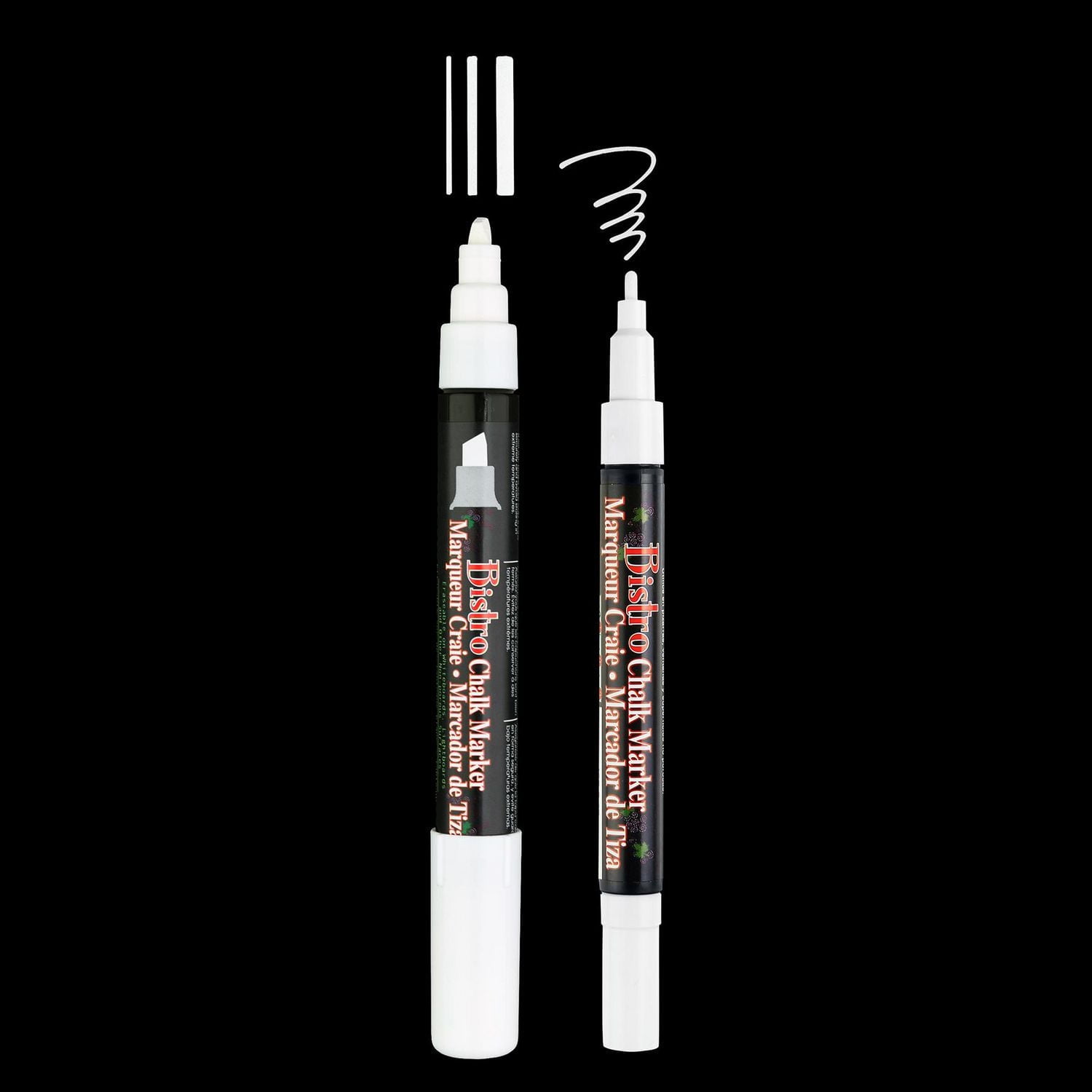 MARVY UCHIDA® BISTRO CHALK MARKERS 2 PC WHITE SET, Chalk Paint Marker