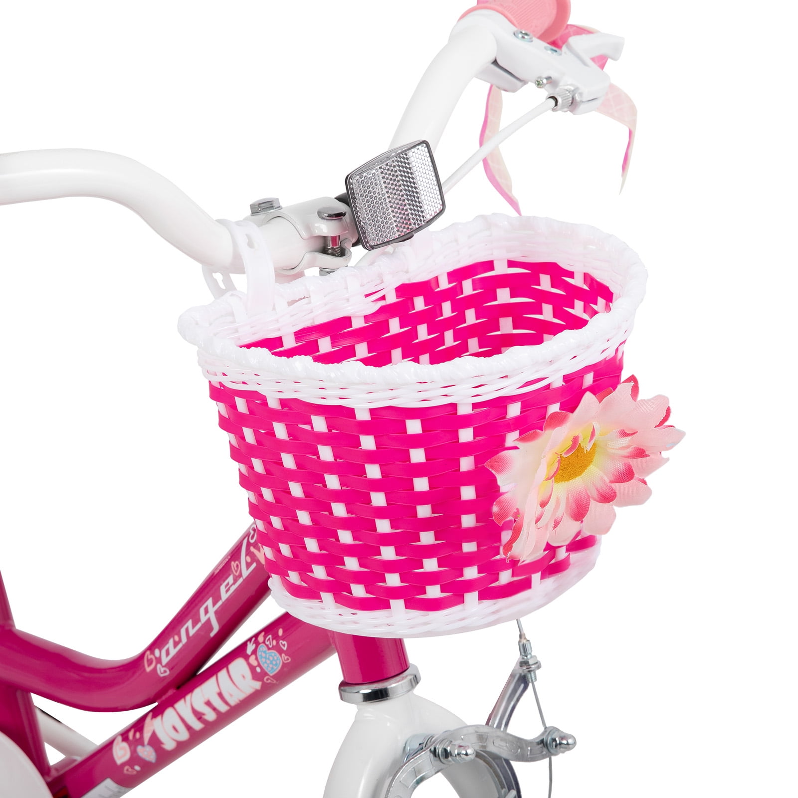 JOYSTAR Angel Girls Bike 14 Inch Kids Bike With Training Wheels for 3-5 Years Old Girls,Toddler Bicycle,Pink