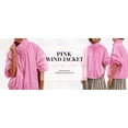 thumbnail image 4 of PUWEI Women's Chelsea Funnel-Neck Casual Jacket Oversized Zip Up Bomber Jacket with Pockets, 4 of 7