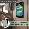 thumbnail image 6 of Psesaysky Reflective RV Door Window Shade, 17.3” x 26” Car Door Window Cover Fashion Sunshield Blocking Light, Heat and UV Rays for RV Trailer Camper Windows (Earth Happy Campers), 6 of 7