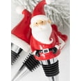 thumbnail image 2 of Sullivans Santa Hat & Gift Metal Bottle Stopper Set of 3, 4.5"H, 5"H, 4"H5.5"H Red, 2 of 4