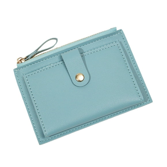 ‌Slim Fashionable Zipper Card Bag for Ladies‌ - Korean Version, Cute Design, Portable Storage Solution, Ideal for Credit Cards, IDs, Cash Makes a Great Gift