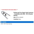 thumbnail image 2 of Parking and Turn Signal Light Connector - Compatible with 2008 - 2010 Chrysler Sebring 2009, 2 of 2