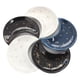 thumbnail image 2 of Bandeja de joyería, cuenco decorativo, plato de anillo de cerámica, soporte de bandeja en forma de luna, 2 uds., 2 of 6