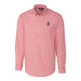 thumbnail image 2 of Men's Cutter & Buck Crimson Washington State Cougars Easy Care Stretch Gingham Big & Tall Long Sleeve Button-Down Shirt, 2 of 3