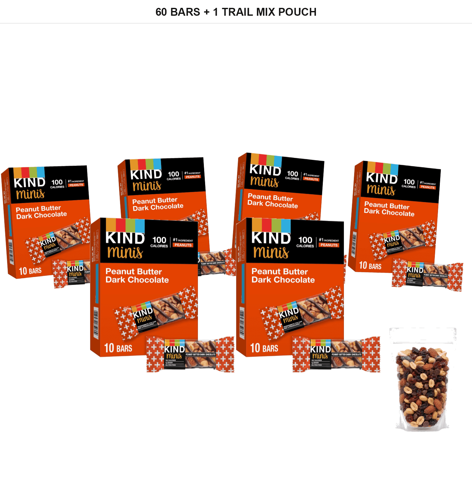 Free Shipping! KIND Mini Bars Variety Pack 30 Count - Assorted