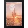 thumbnail image 2 of Murdock, Ramona 11x14 Black Modern Framed Museum Art Print Titled - Sunset Moonrise, 2 of 5
