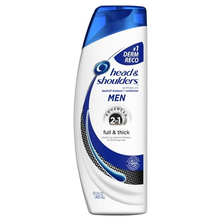 Head and Shoulders Dandruff Shampoo & Conditioner, Full & Thick, 13.5 Fl Oz