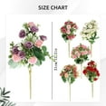 thumbnail image 3 of Nanoei Hawesome Artificial Flowers Fake Roses, Realistic Silk Stem Roses Bouquet for Wedding Centerpiece Home Decor Party & Valentines White, 3 of 5