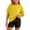 Yellow, variant on Cethrio Girls Outfit Sets Short Sleeve, Summer Solid Color 2 Piece T-shirts and Shorts Sets Hot Pink Size 6
