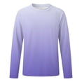 thumbnail image 2 of Boys Girls Sun Protection Swim Shirts,Long Sleeve Gradient Pattern Rash Guards,Suitable for Beach,Pool and Water Sports, 2 of 5