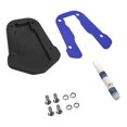 thumbnail image 3 of Almohadilla de parada de patada de motocicleta, almohadilla de placa de agrandamiento de parada de patada, accesorio de reemplazo resistente Azul, 3 of 9