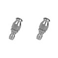 thumbnail image 1 of Dalazy Nettoyeur Haute Pression Tuyau de Nettoyage des Égouts Buse Rotative Jet Argent E: Tête Ronde 2Set, 1 of 6