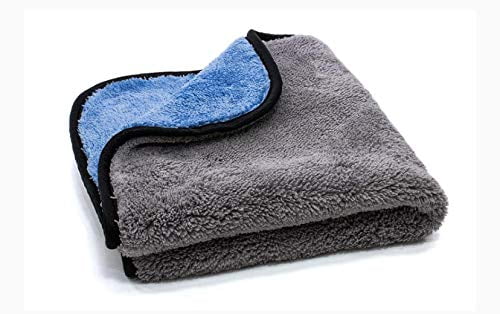 Detailing Connect Extra Fluffy Microfiber Rinseless/Waterless Wash Cloth & Polishing Towel 700 GSM, 16 x16 in.- 3 Pack