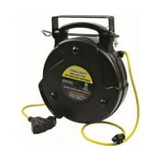 Reelcraft LG3075 143 9Q 10A 75 ft. Medium Duty Quad Outlet Cord Reel