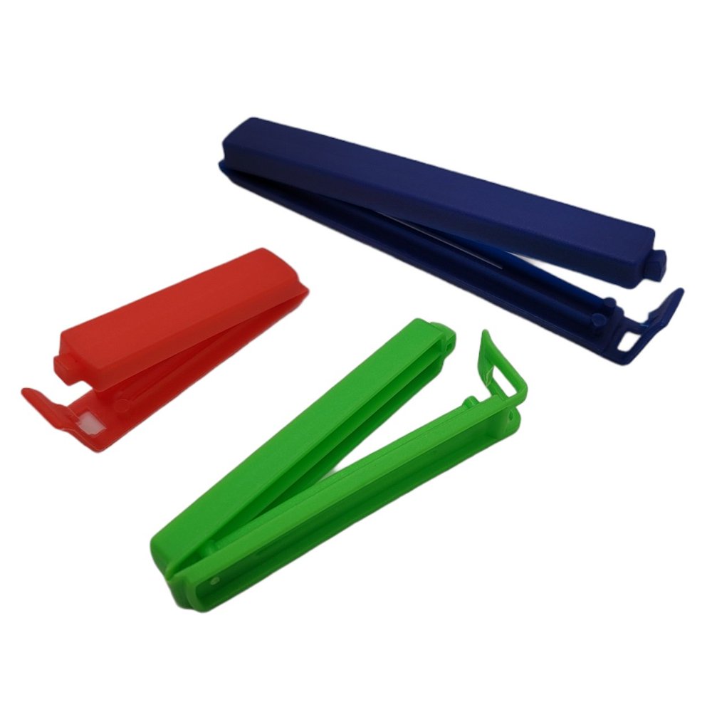 10Piece Snap Bag Clips Set Includes 3 Sizes Snack Chip Clips Sealers
