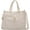 White, variant on CoCopeaunts Crossbody Bag for Women Canvas Tote Bag Casual Shoulder Handbags Square Messenger Bag with Zipper