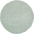 thumbnail image 1 of Unique Loom Solo Collection Solide Peluche Enfants Tapis Rond, 8', Bleu Clair, 1 of 2