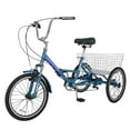 thumbnail image 2 of Lilypelle 20 Inch Adult Tricycles Folding Tricycle 3 Wheel Bikes 7 Speed Trike with Shopping Basket for Seniors, 2 of 15