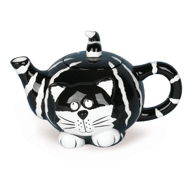 Chester El Gato tetera purrrrr-fect para fiestas de té, comedor y cocina Decor burton+BURTON NA