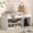 White, variant on Gelloan Storage Ottoman Bench for Bedroom,Upholstered Bedroom Bench with Rolled Arms and Rivets, Storage Chest for Living Room,Black,60 Inches