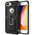 thumbnail image 2 of Nagebee Case for iPhone SE 3 5G 2022, iPhone SE 2 2020, iPhone 8 7 6S 6 with Tempered Glass Screen Protector, Military Armor [Magnetic Ring Holder & Kickstand] Shockproof Protective Cover (Black), 2 of 5