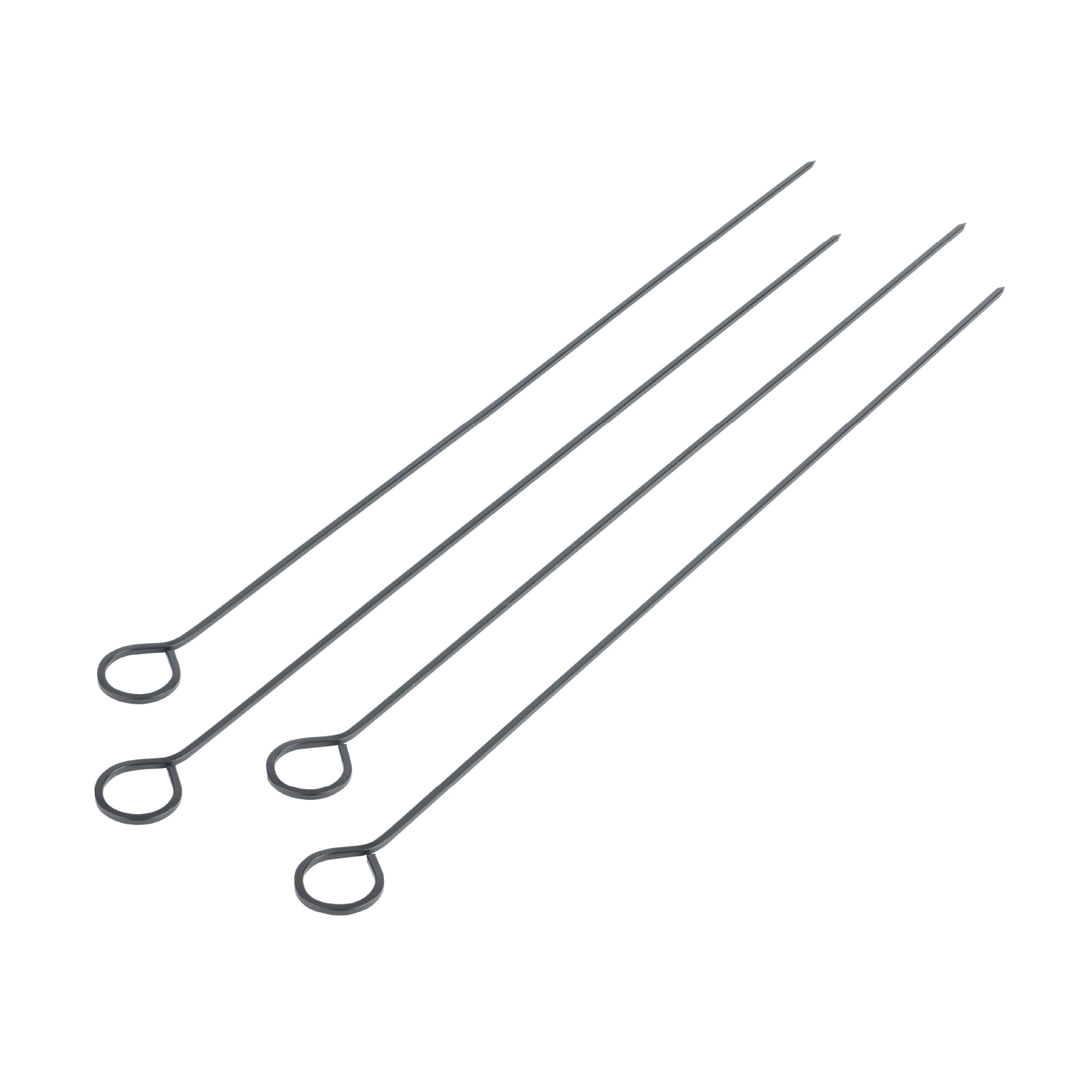 4PC Non-Stick Metal BBQ Skewers