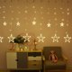 thumbnail image 3 of Luces LED de Estrellas para Decoración de Cortinas, Bodas y Navidad, Con 300 Luces en Forma de Estrella, Controlador de 8 Modos, Azul, 220V, Impermeable, 3 of 6