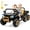 Black, variant on Yesfashion 24V 2 Seater Ride on Car 6 Wheels Ride on Dump Truck w/Parent Remote Control, 24v Ride on Toys with Shovel, Music Player, Kids Utv Ride on Truck
