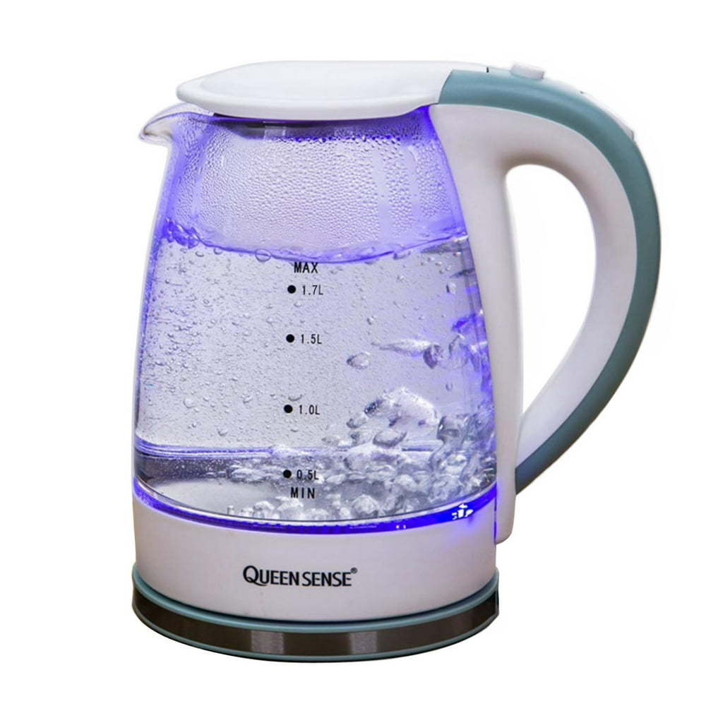 [Factory Store] QUEEN SENSE SpeedBoil Cordless Electric Kettle Glass