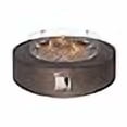 thumbnail image 3 of COSIEST Table Basse de Foyer au Propane pour l'Extérieur avec Base Ronde en Bronze de 42 Pouces, Radiateur de Patio, Certifié CSA, Brûleur en Acier Inoxydable de 50 000 BTU, Pare-Vent, Réservoir Extérieur, Roches de Lave Gratuites, Housse Imperméable, 3 of 4