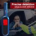 thumbnail image 2 of Probador de alcohol en aliento recargable, alcoholímetro digital LCD, probador de alcohol por sopla Tomshoo  probador de gases, 2 of 7
