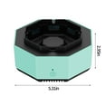 thumbnail image 3 of Soot-free Ashtray For Cigarettes, Multifunctional Ash Tray For Indoor Home Office, Small Negative Indoor Atmospheric Purifiers, Xinsrenus Under $5! Soot-free Ashtray For, 3 of 7