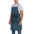 thumbnail image 4 of Dad Apron, Best Fathers Day Gift for Dad, Grandpa, Husband, Best Dad Ever Gifts, Waterproof Grilling Apron with Pockets, Durable Chef Bib for Cooking, Workshop, Gardening, Baking, Mens BBQ Apron, 4 of 9