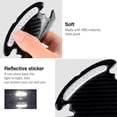 thumbnail image 3 of Car Door Cup Handle Paint Scratch Protector Sticker 3D Carbon Fiber Universal Auto Door Handle Scratch Protection Cover Guard Film Car Door Handle Safety Reflective Strips (White, 4 Pcs), 3 of 6