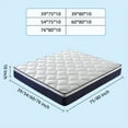 thumbnail image 5 of Home Innerspring Mattress Medium Hybrid Mattress in a box With Certipur-US Certified Pocket Spring, Pressure Relief, and Motion Isolation, 5 of 7