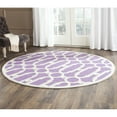 thumbnail image 2 of SAFAVIEH Newport NPT434B Hand-hooked Purple / White Rug, 2 of 8