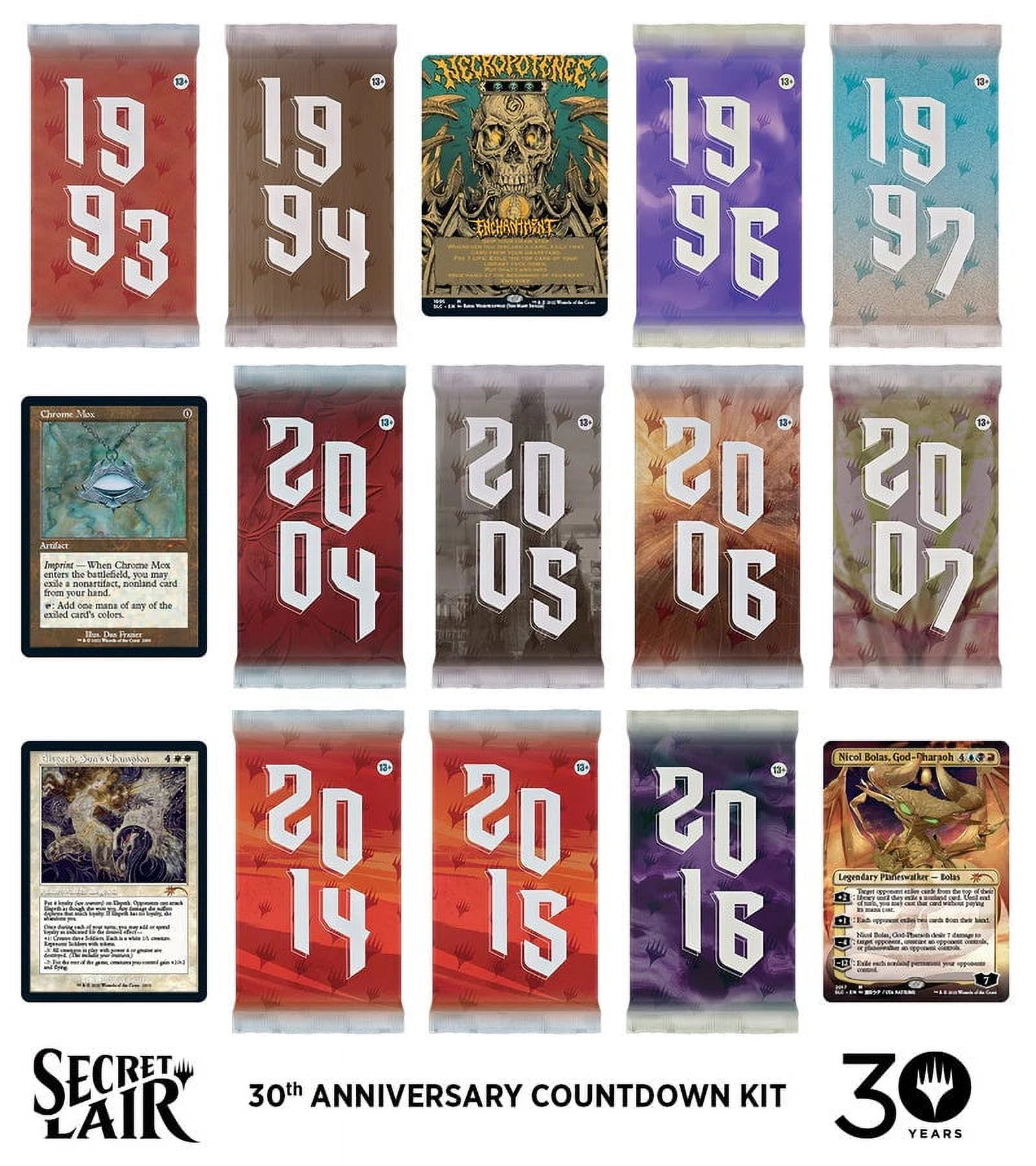 Magic: The Gathering Secret Lair 30th Anniversary Countdown Kit – Factory Sealed