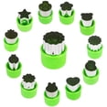 thumbnail image 1 of 12 piezas de cortadores de galletas de frutas y verduras, juegos de formas de alimentos de acero inoxidable, molde de sellos de galletas para pasteles pequeños para hornear para niños(G) WD.WDQZL Moderno, 1 of 6