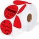thumbnail image 1 of Etiquetas adhesivas térmicas BricAbel, círculo rojo de 4 pulgadas, 300 unidades, rollo, 1 of 8