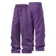 thumbnail image 1 of Pantalones largos para hombre, color liso, informales, lisos, a la moda, para exteriores, rectos, cortavientos, de poliéster, 1 of 6