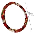 thumbnail image 4 of Santa Claus 14.5 Inch Printing PVC Leather Car Wheel Cover Steering Wheel Covers Auto Accessories, 4 of 6